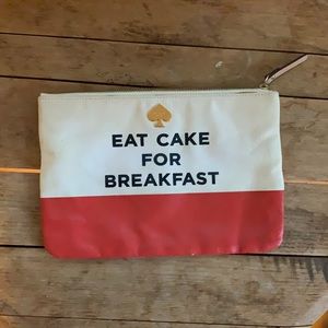 Kate Spade Eat Cake For Breakfast pouch